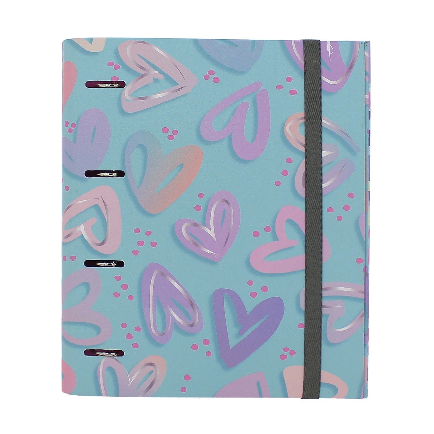 Carpeta de 4 anillas corazones pastel - Image 11