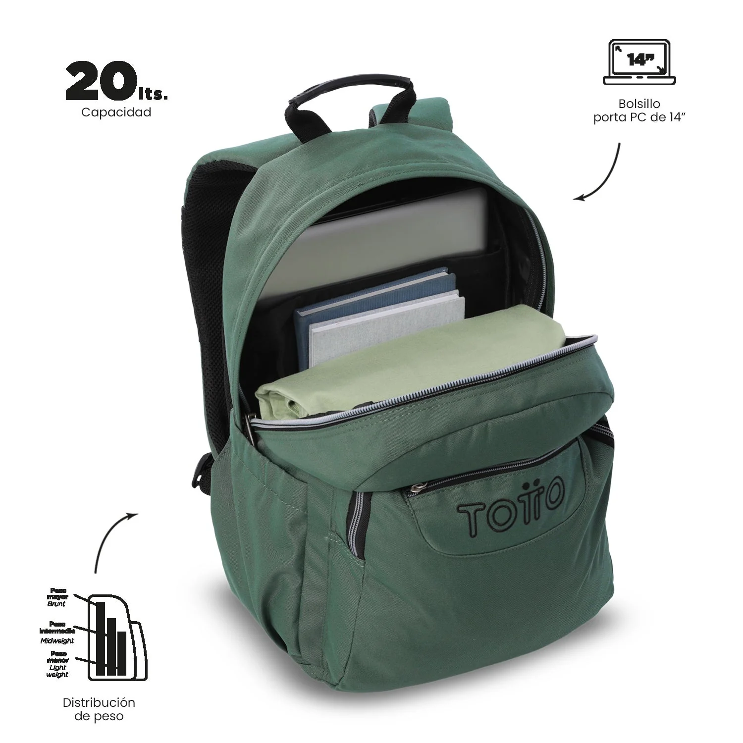Mochila Acuarela Ecole Solid - Image 22