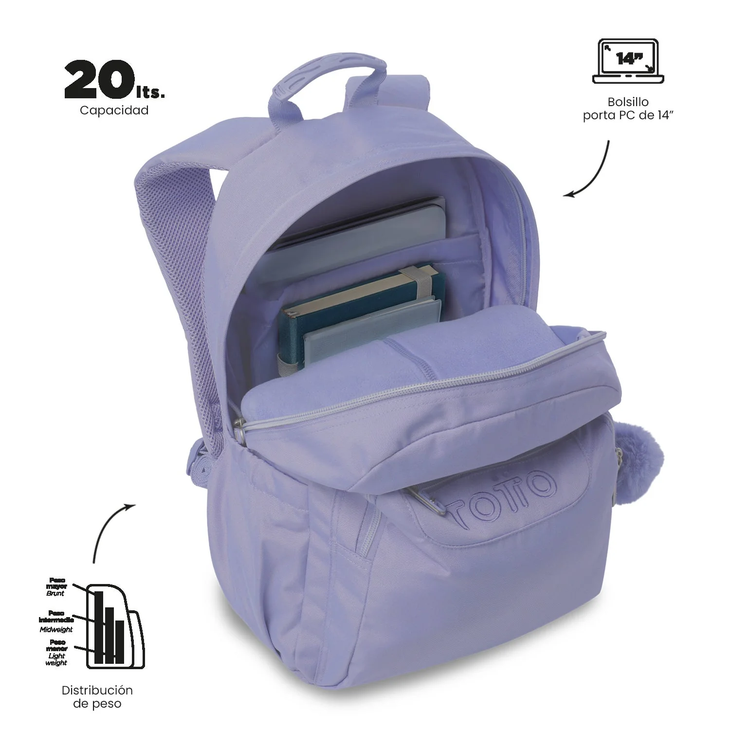 Mochila Acuarela Ecole Solid - Image 23