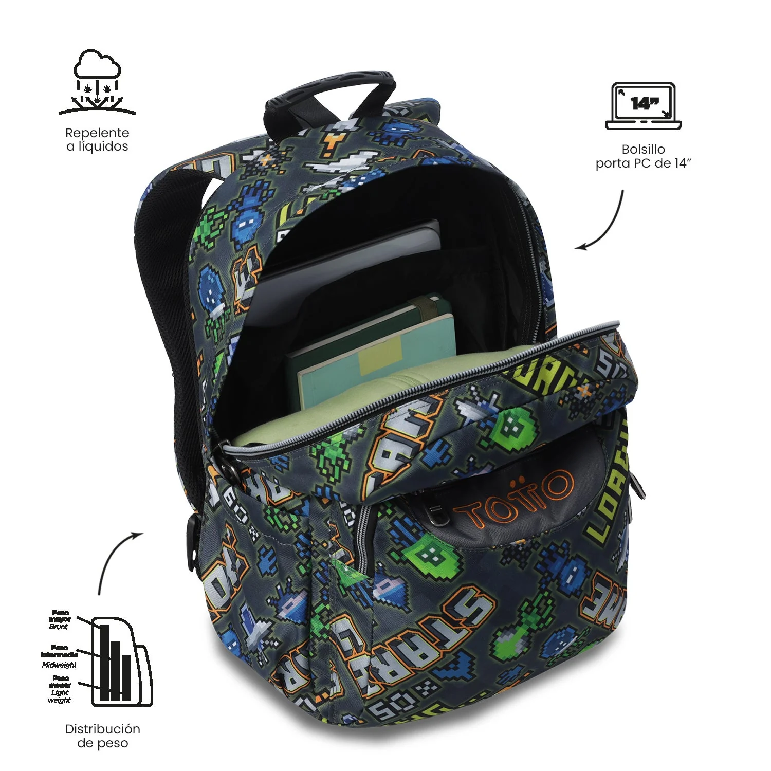 Mochila Acuareles - Adaptable a carro - Image 102