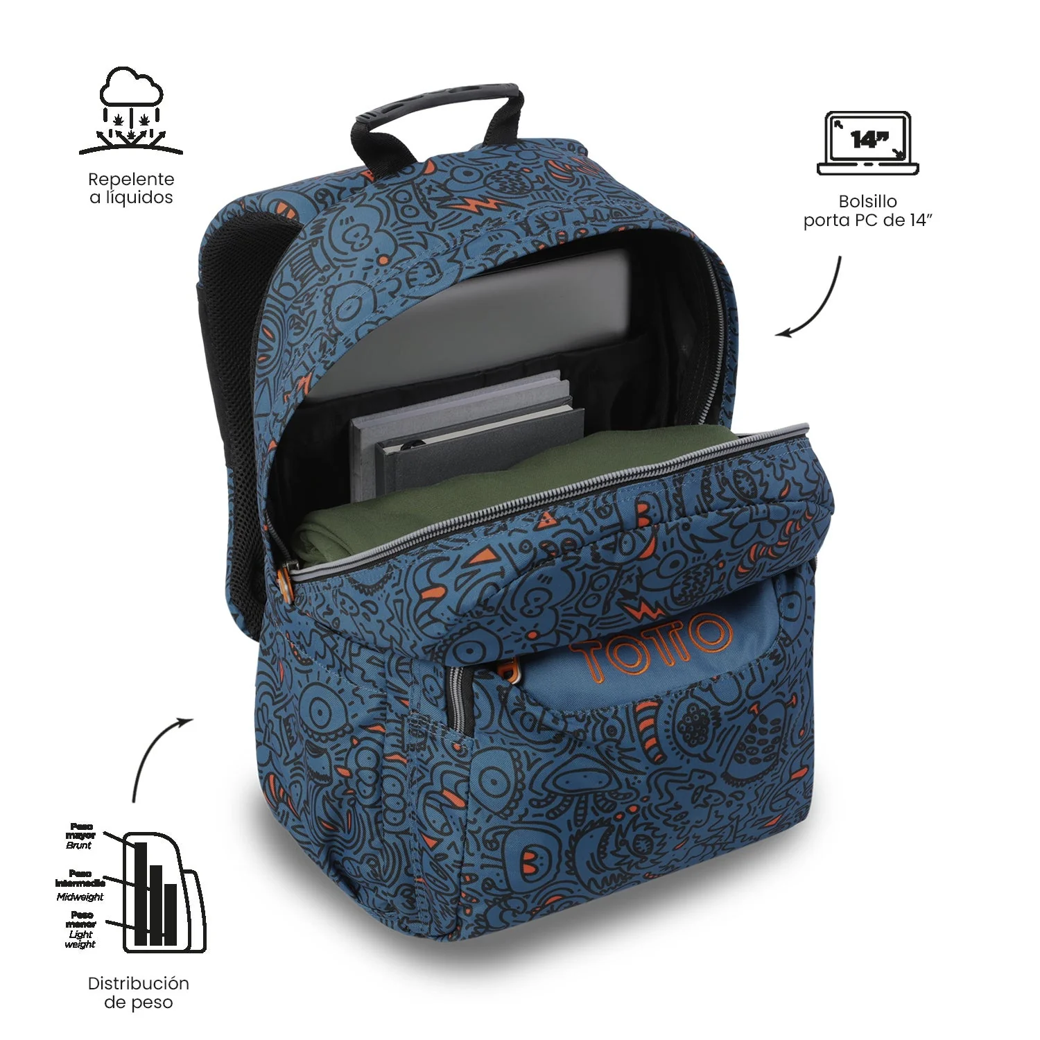 Mochila Acuareles - Adaptable a carro - Image 110