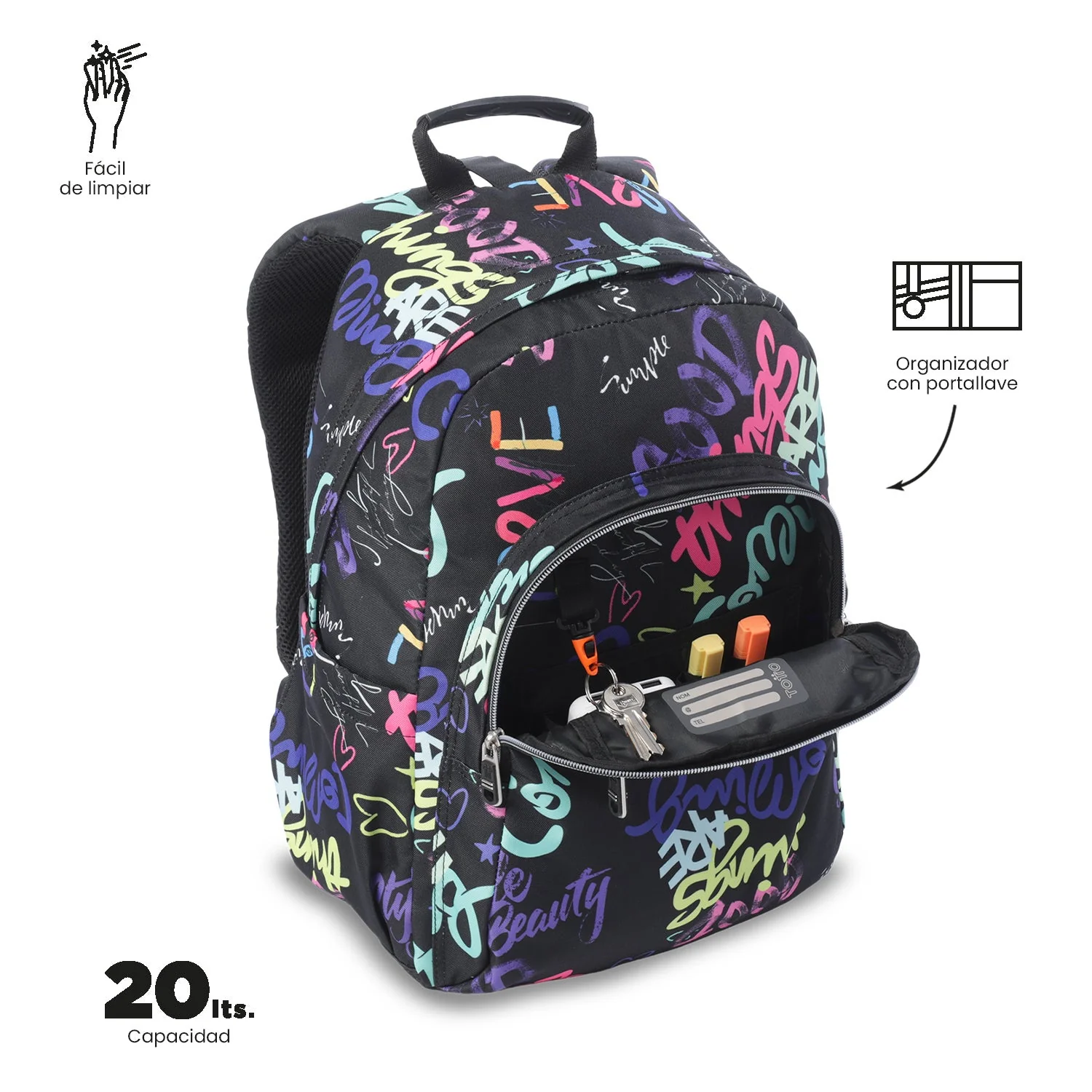 Mochila Acuareles - Adaptable a carro - Image 116