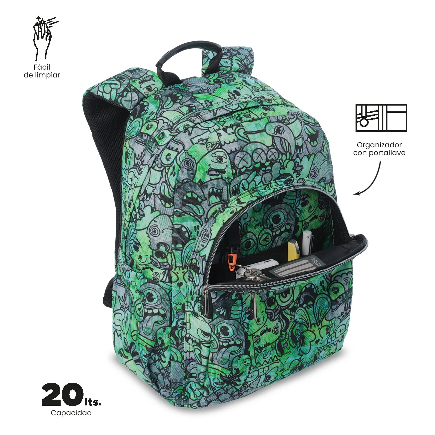 Mochila Acuareles - Adaptable a carro - Image 118
