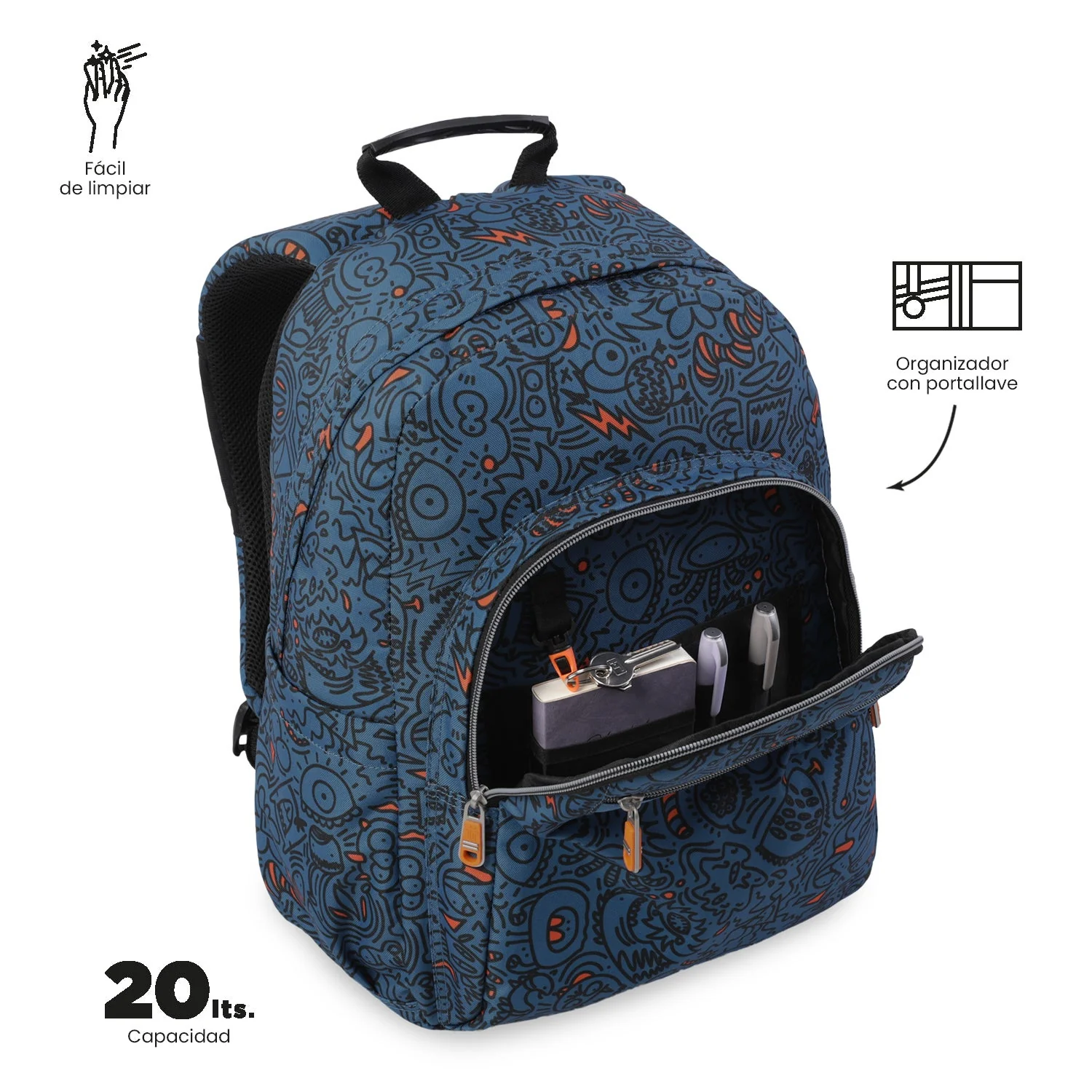 Mochila Acuareles - Adaptable a carro - Image 122
