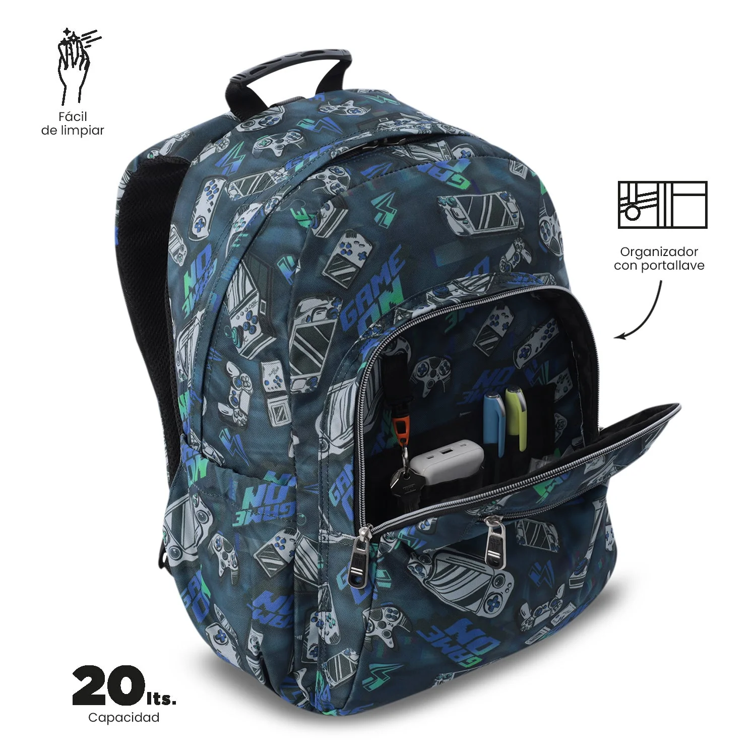 Mochila Acuareles - Adaptable a carro - Image 123