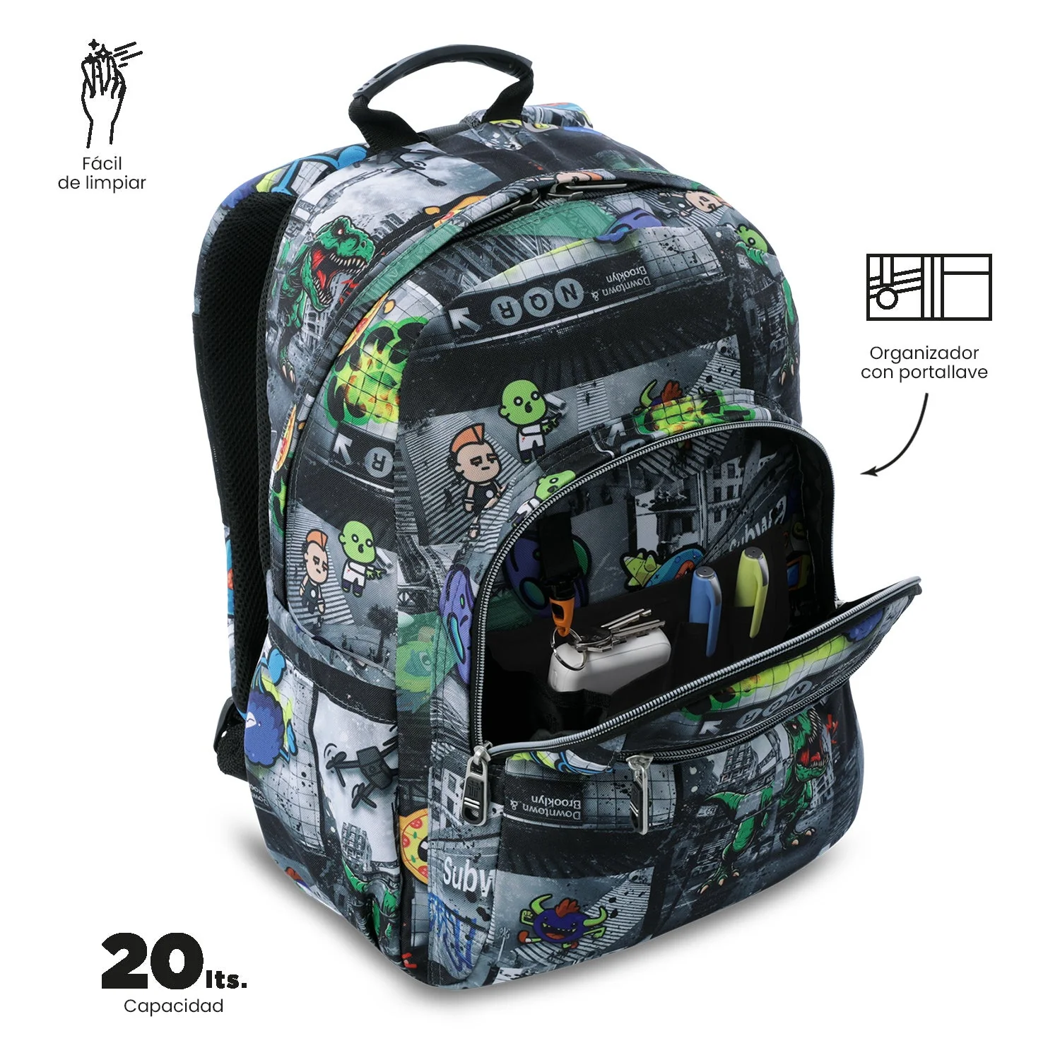Mochila Acuareles - Adaptable a carro - Image 126