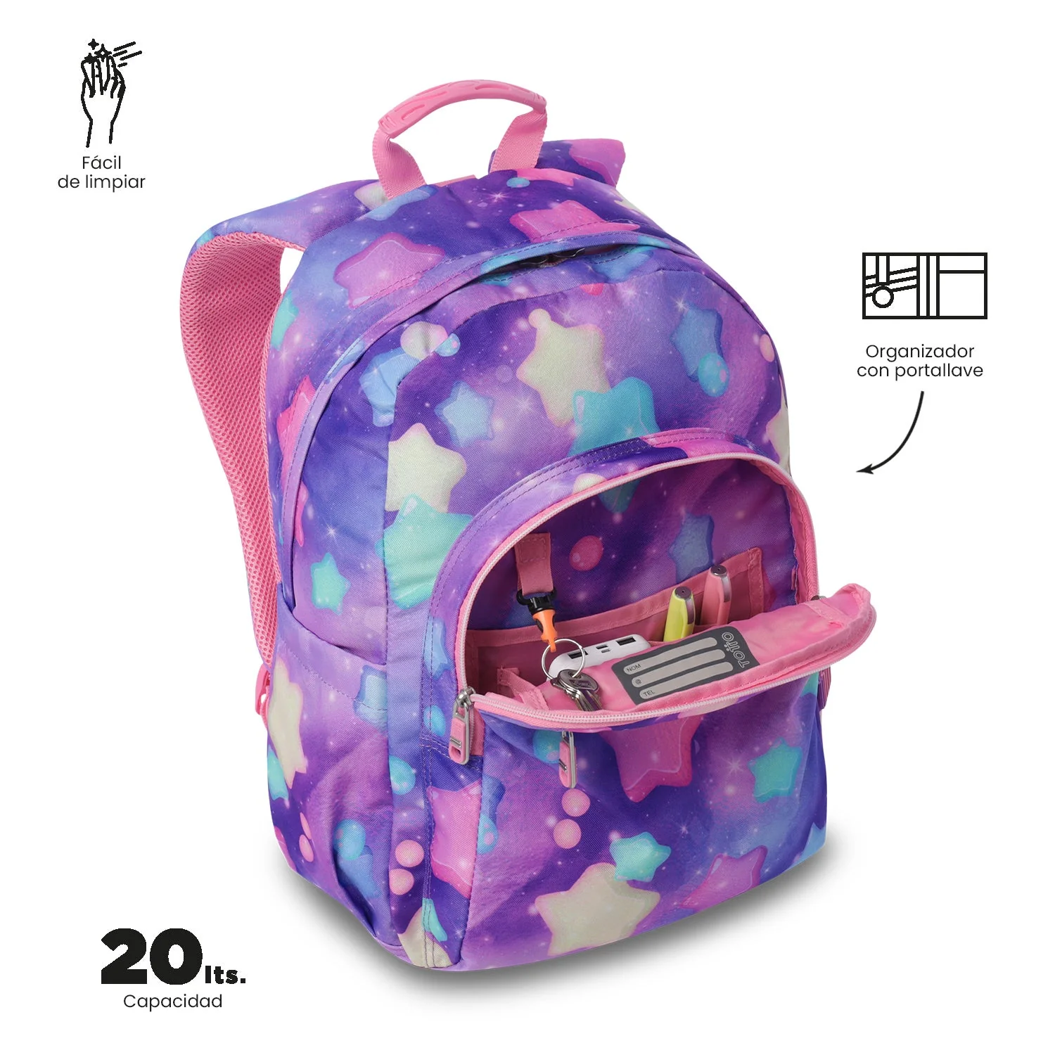 Mochila Acuareles - Adaptable a carro - Image 132