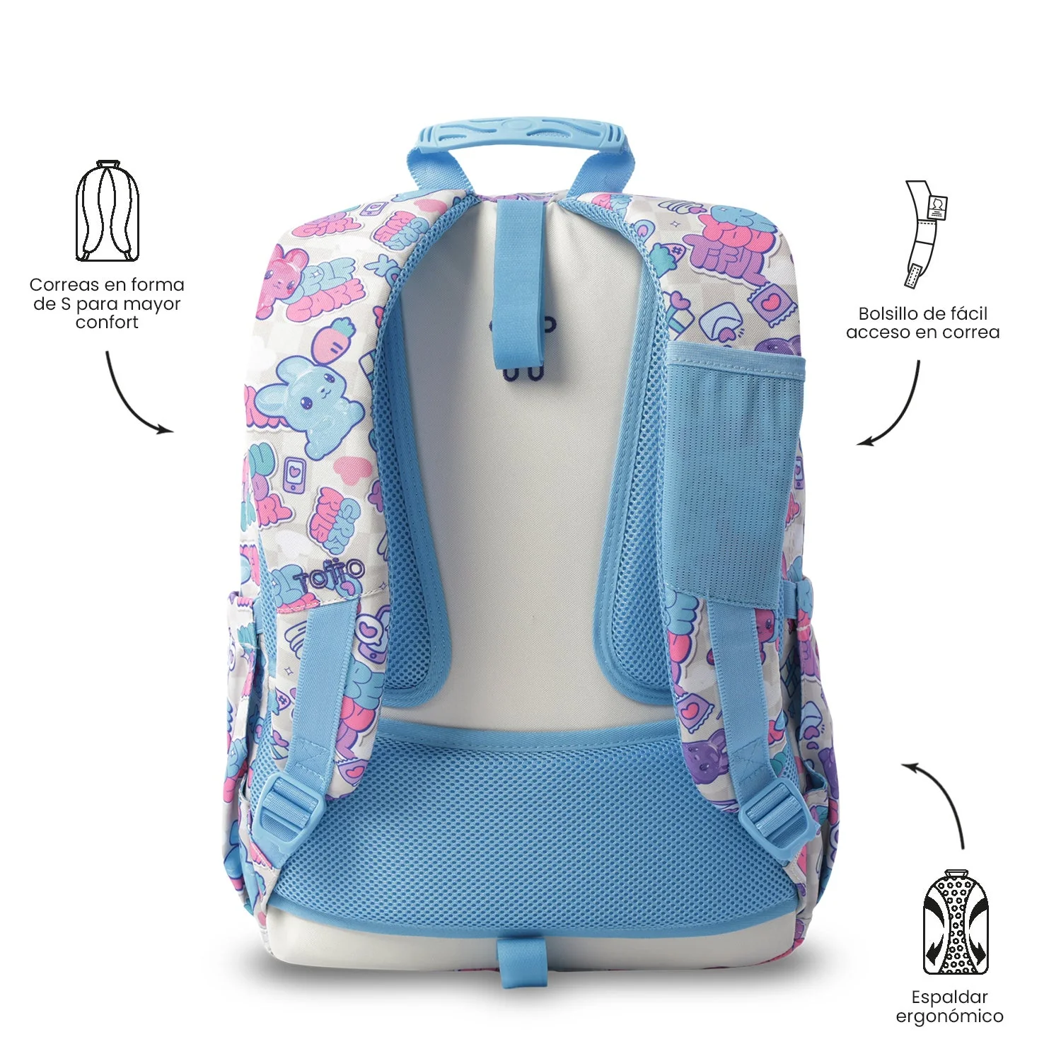 Mochila Acuareles - Adaptable a carro - Image 80