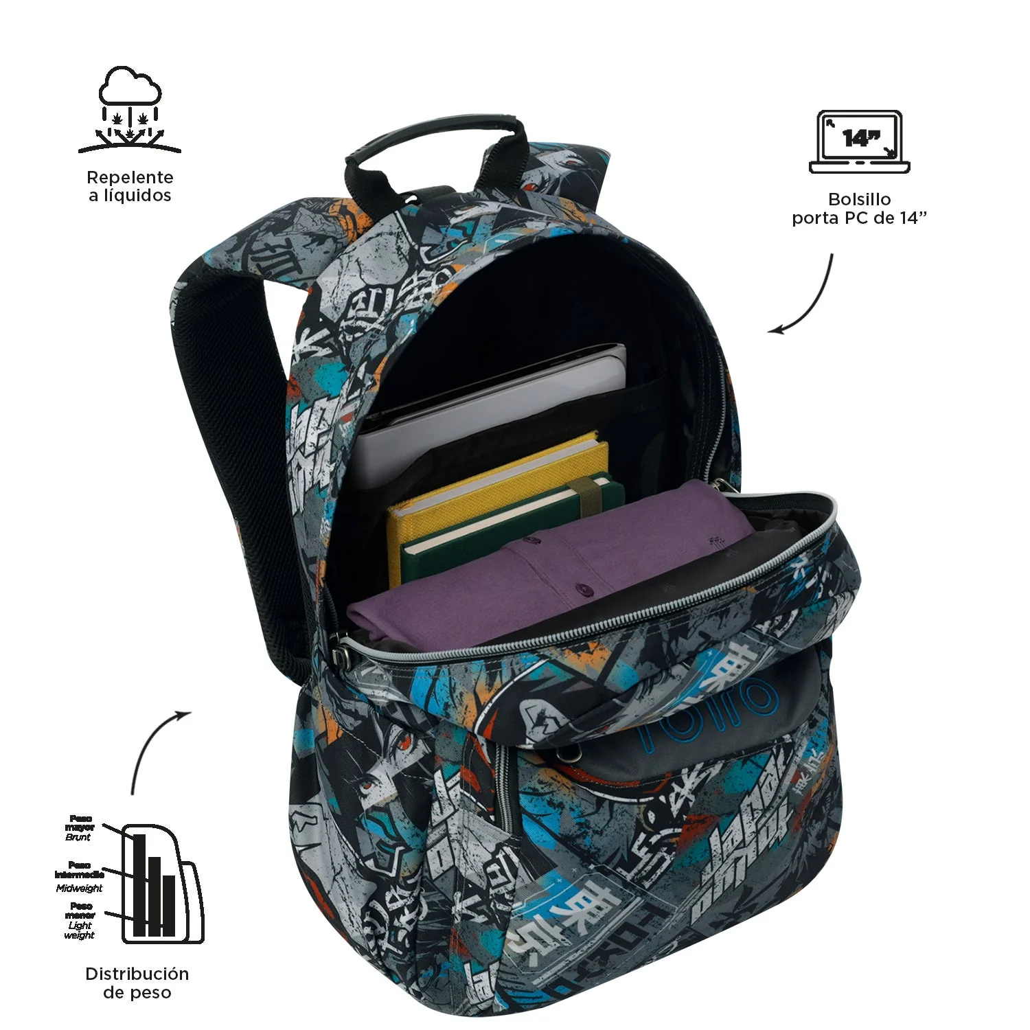 Mochila Acuareles Pack - Adaptable a carro - Image 72