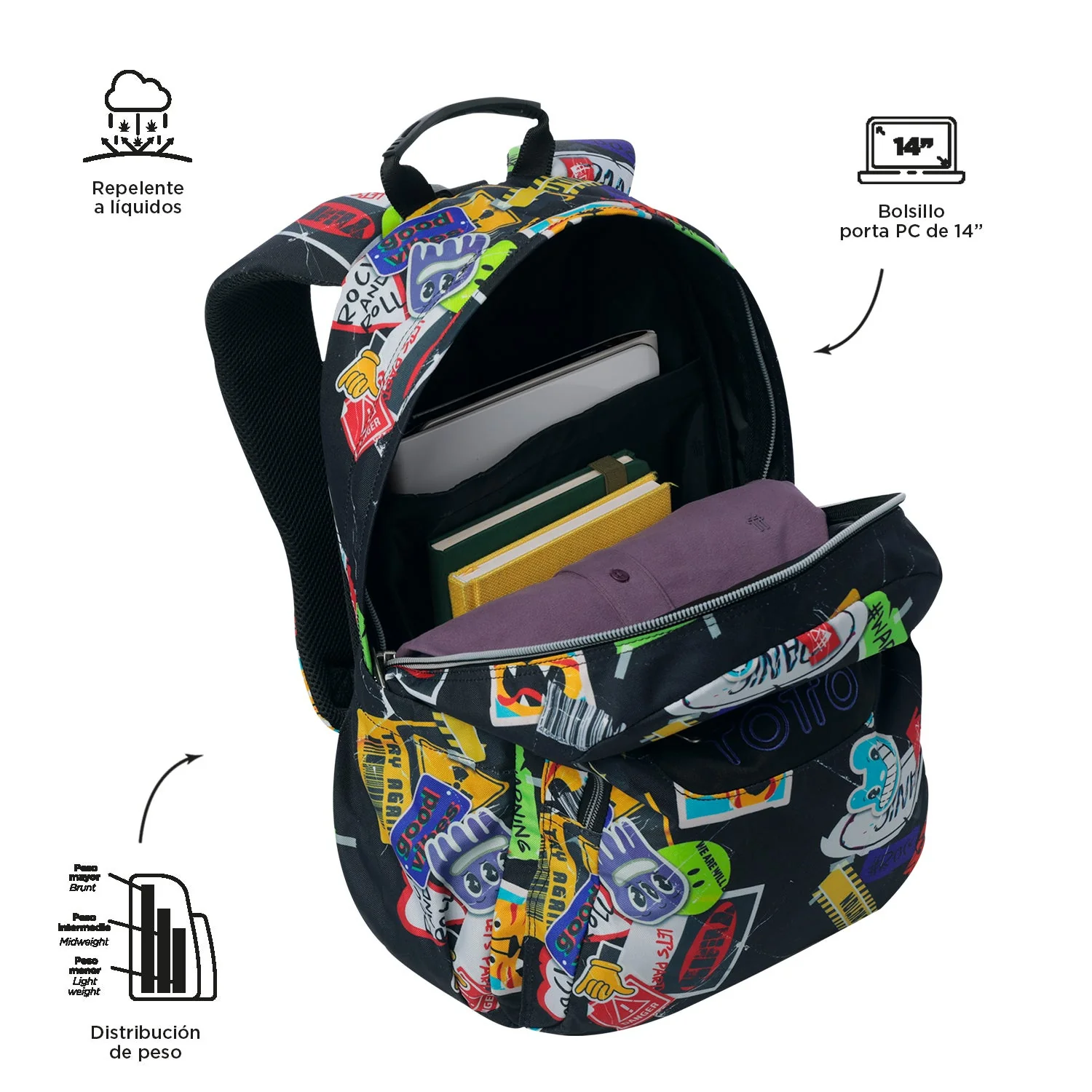 Mochila Acuareles Pack - Adaptable a carro - Image 79
