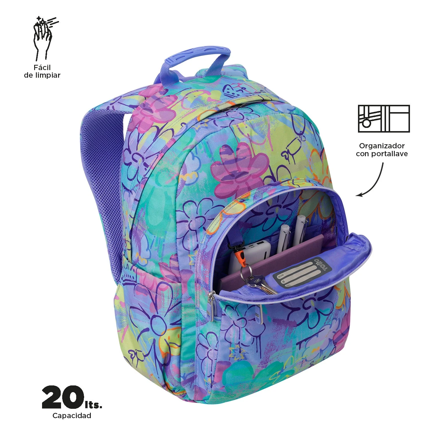Mochila Acuareles Pack - Adaptable a carro - Image 81