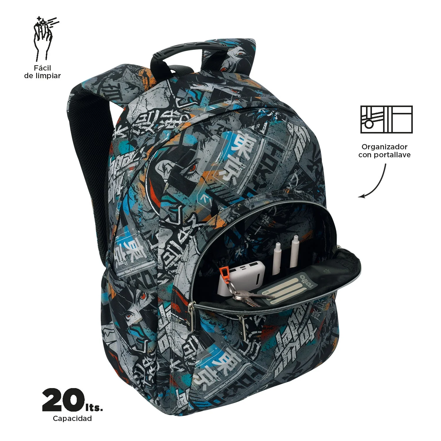 Mochila Acuareles Pack - Adaptable a carro - Image 84