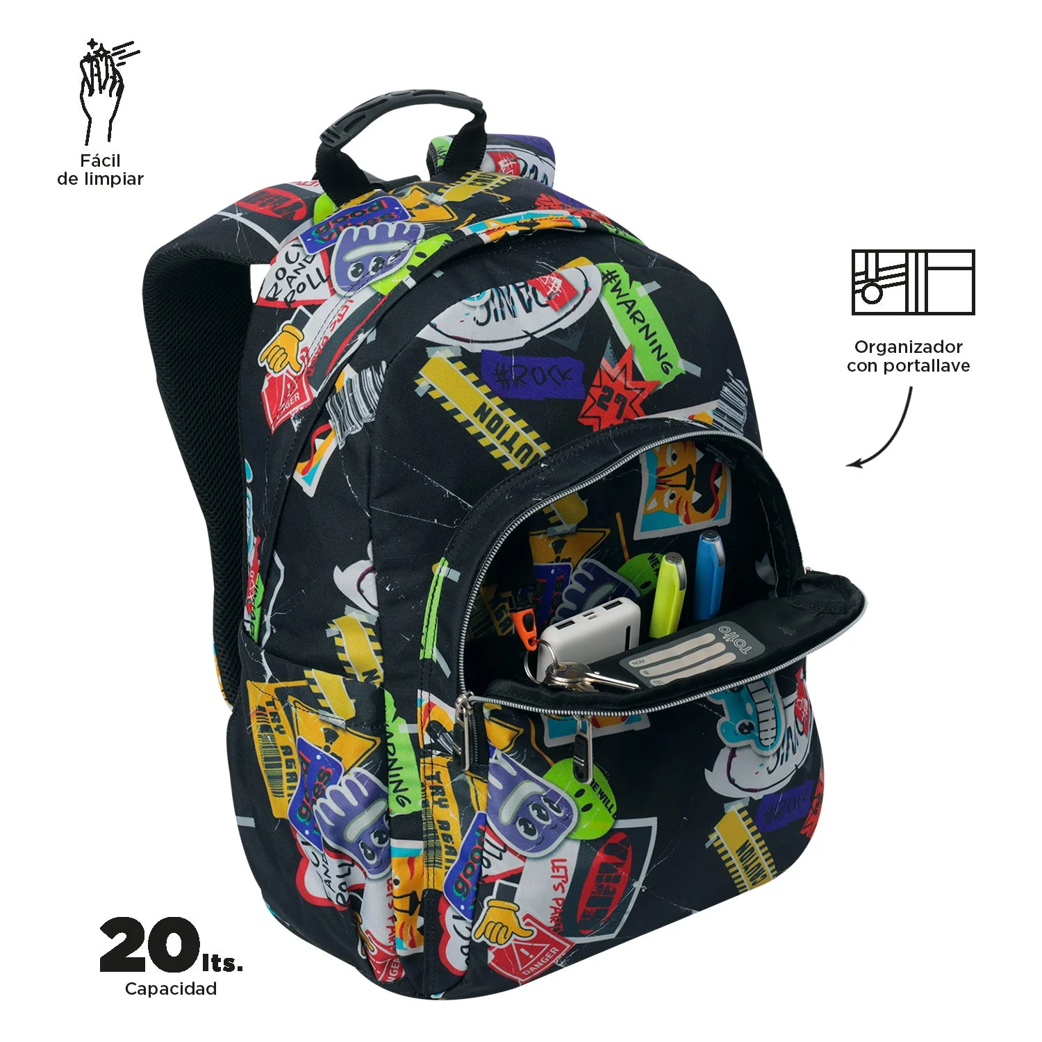 Mochila Acuareles Pack - Adaptable a carro - Image 89