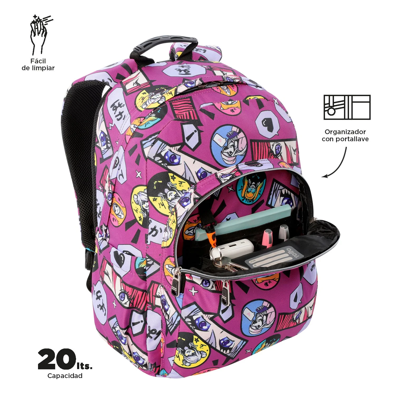 Mochila Acuareles Pack - Adaptable a carro - Image 95