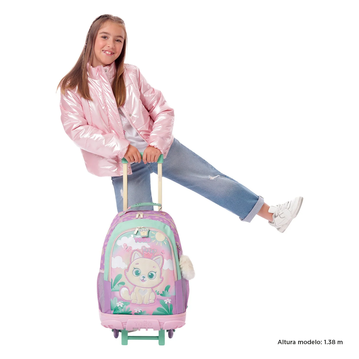 Mochila de ruedas Queen Cat - Image 4