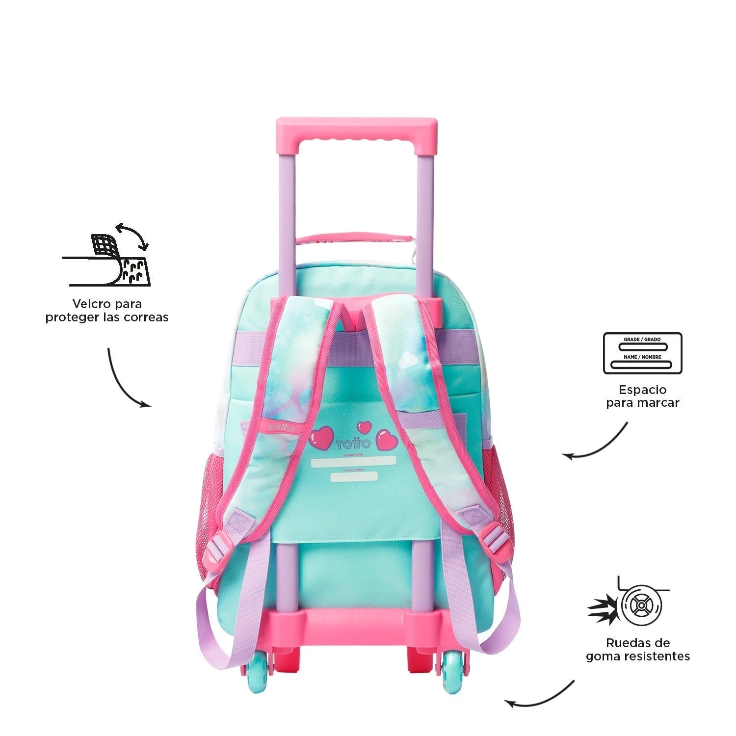 Mochila de ruedas Sweety Heart - Image 3