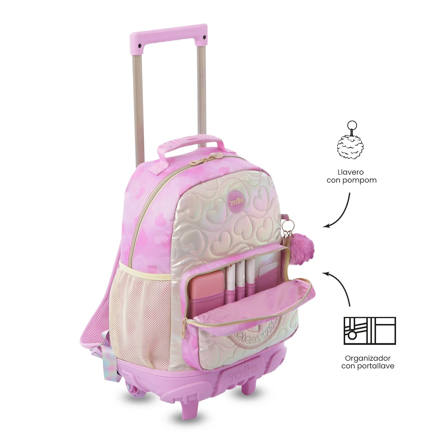 Mochila de ruedas Unicorn Kisses - Image 11