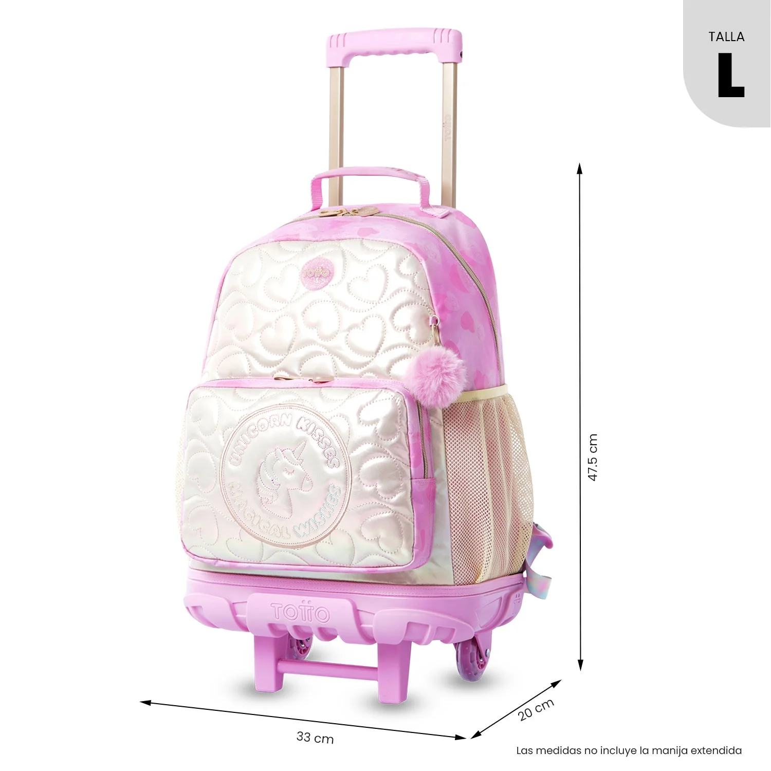 Mochila de ruedas Unicorn Kisses - Image 6