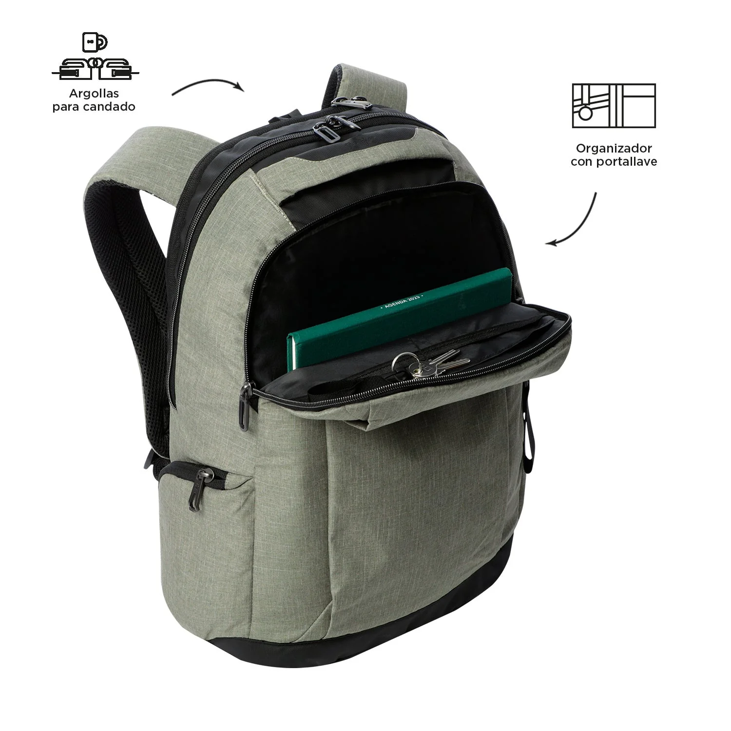 Mochila Hexa XL - Desert Taupe - Image 15