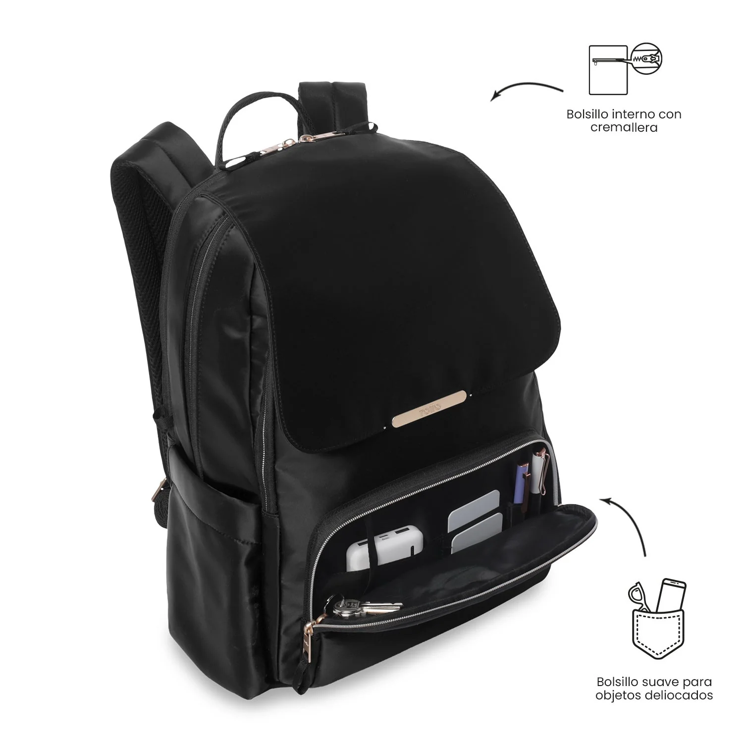 Pack Bel - Black (Mochila + Portameriedas + Botella) - Image 8