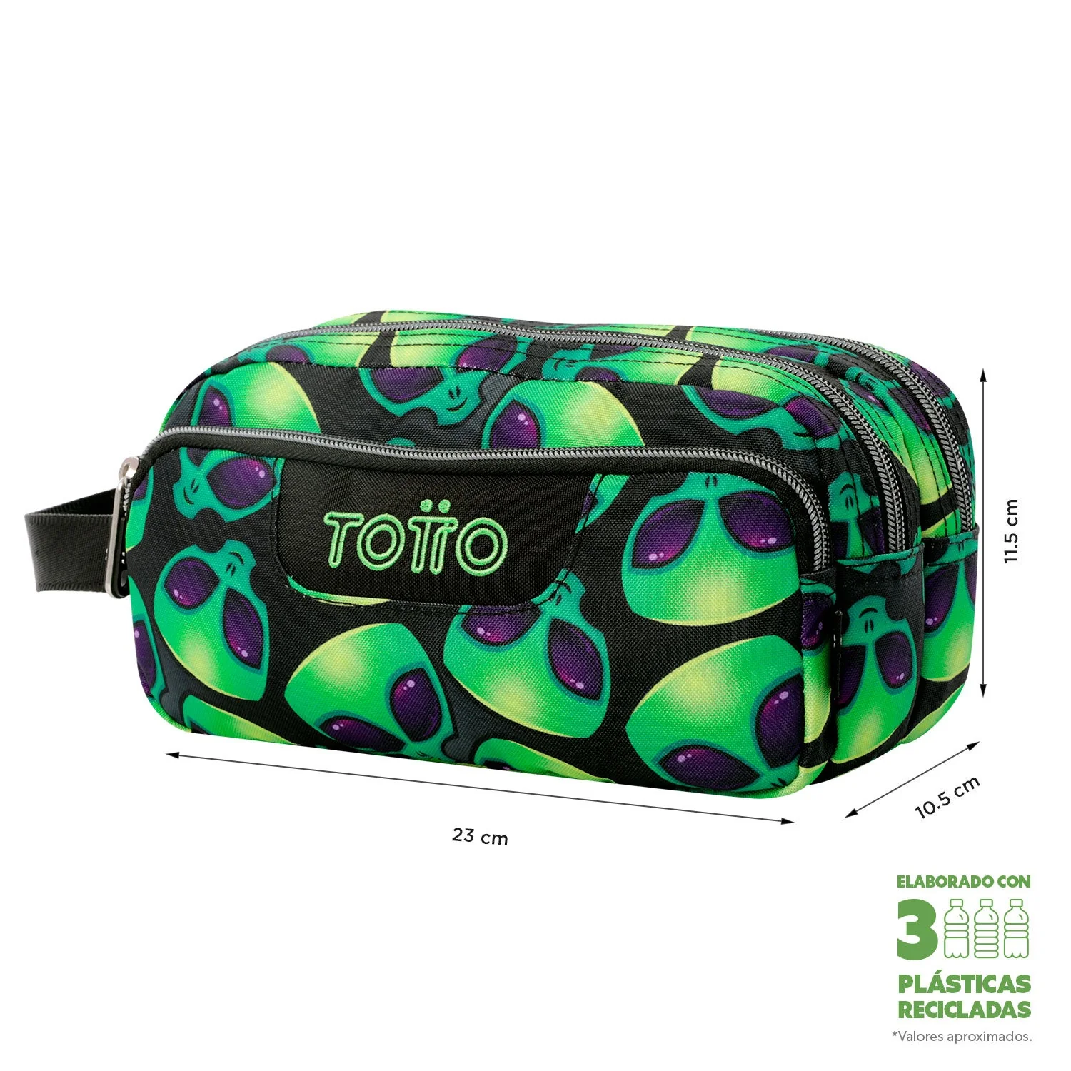 Pack escolar Ali - Mochila + Estuche 3 compartimentos - Image 8