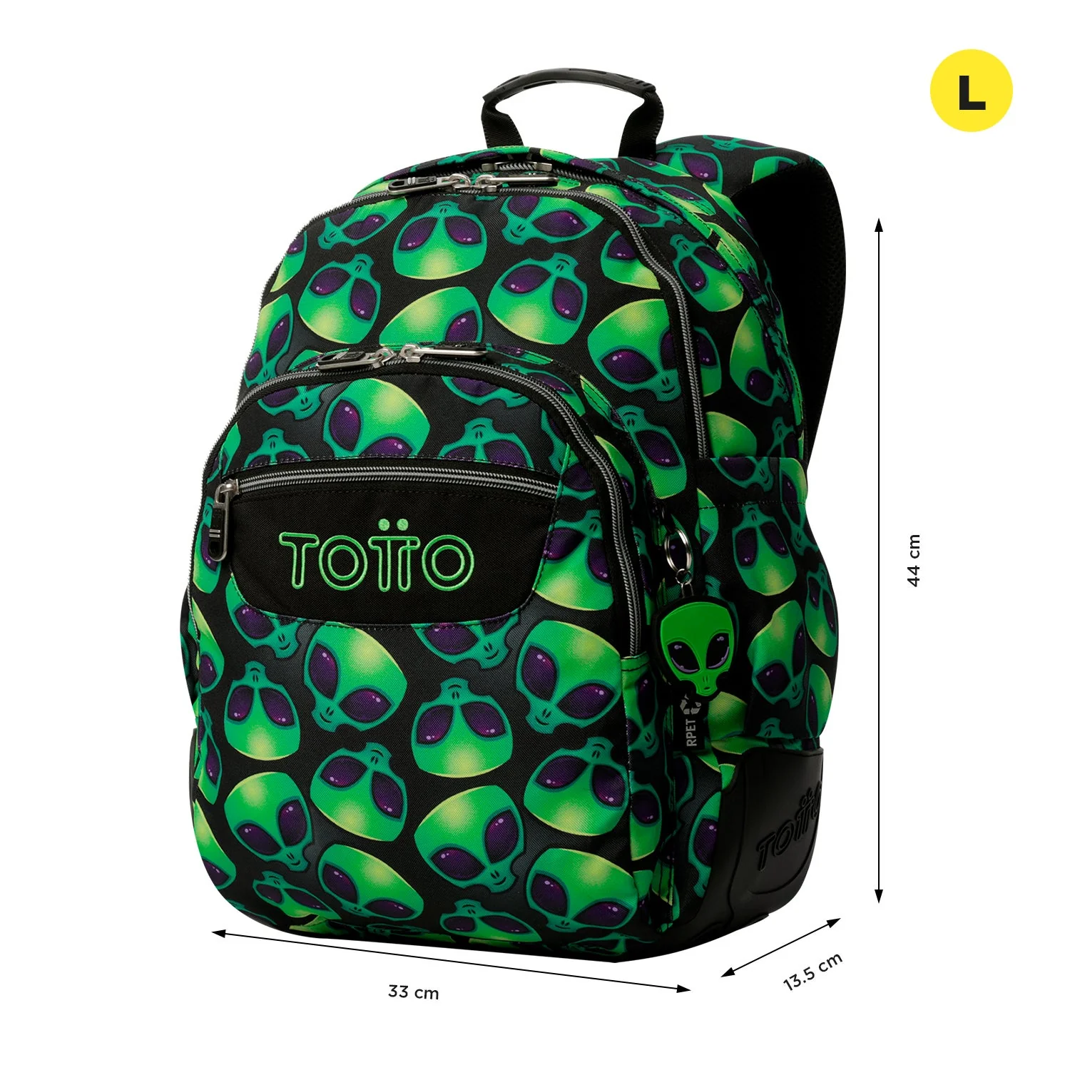 Pack escolar Ali - Mochila + Estuche 3 compartimentos - Image 3