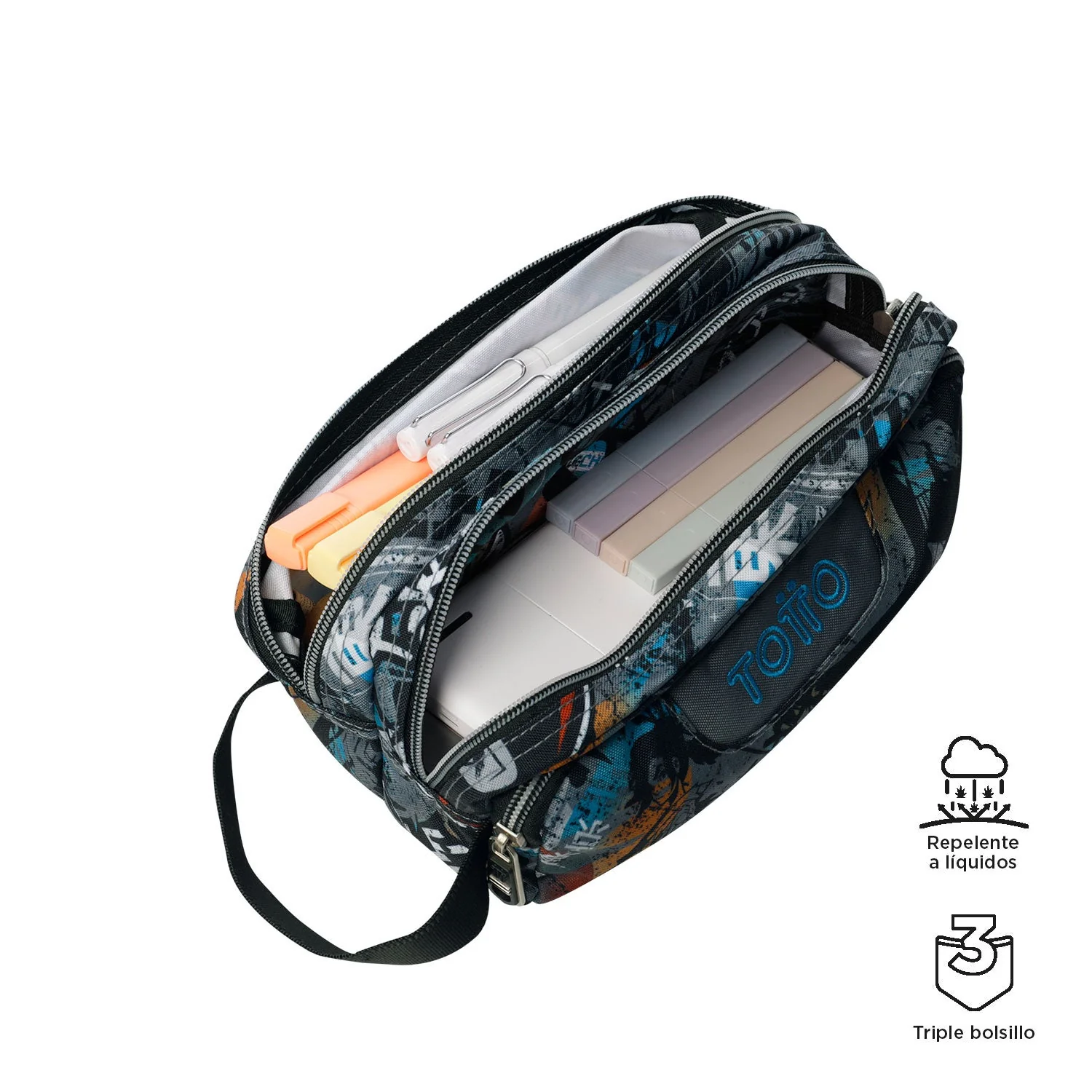 Pack escolar Okubo - Mochila con ruedas desmontable + Estuche 3 compartimentos - Image 12