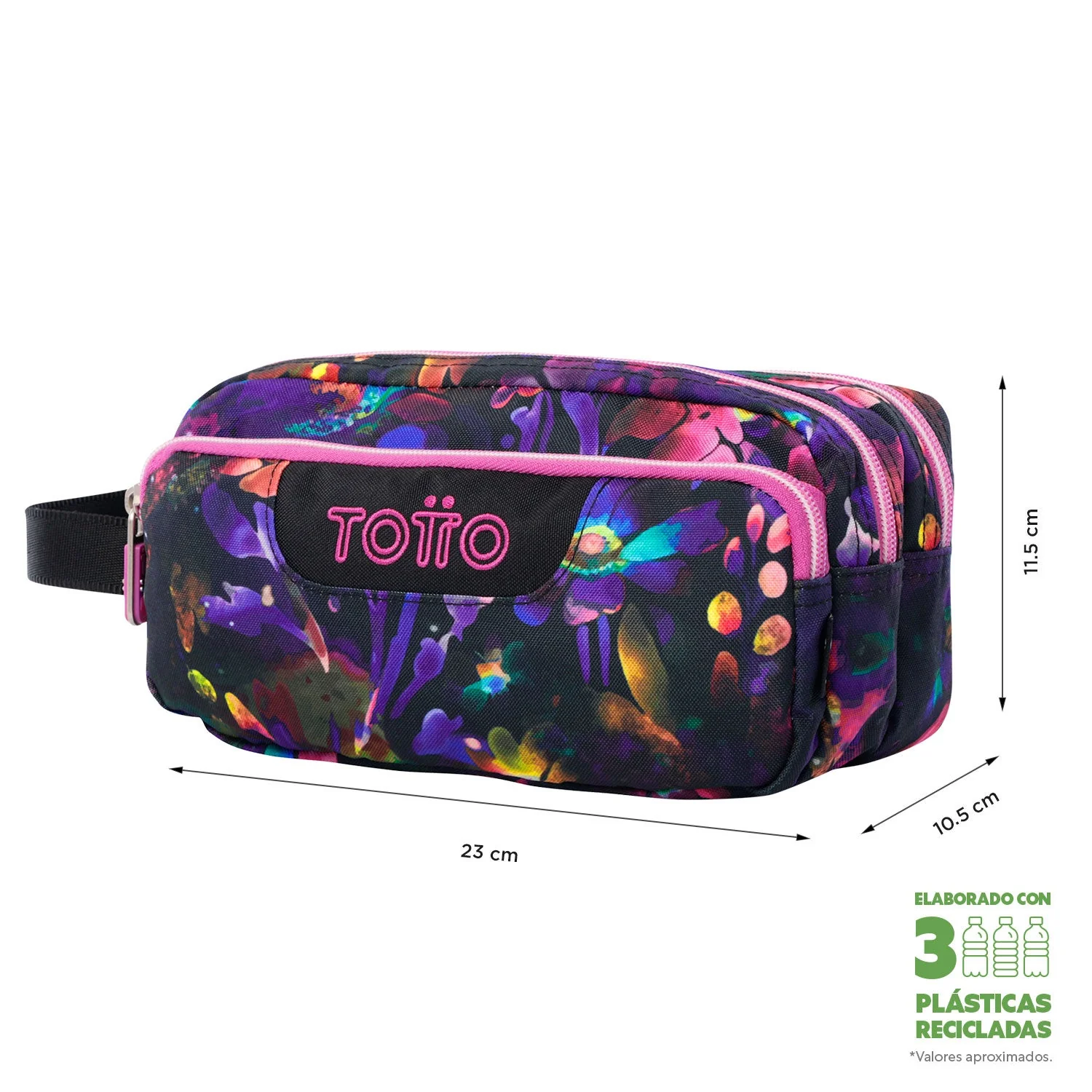 Pack escolar Flower Galaxy - Mochila + Estuche 3 compartimentos - Image 8