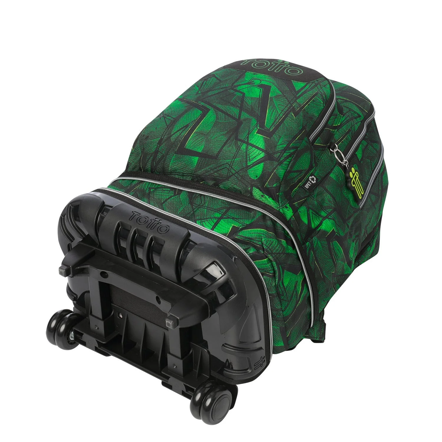 Pack escolar Jhony Jungle - Mochila con ruedas desmontable + Estuche 3 compartimentos - Image 6