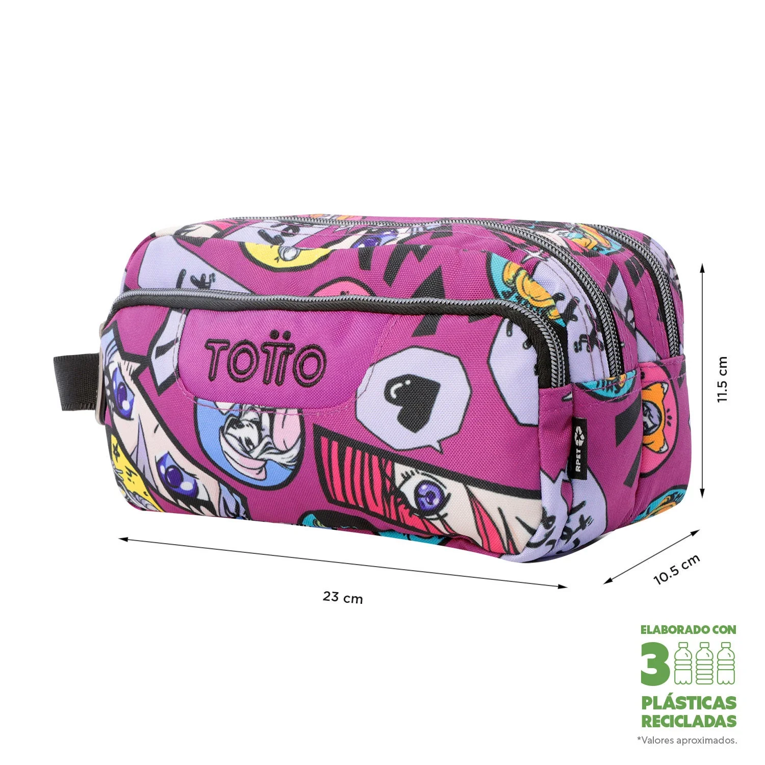Pack escolar - Mochila con ruedas desmontable + Estuche 3 compartimentos - Image 6
