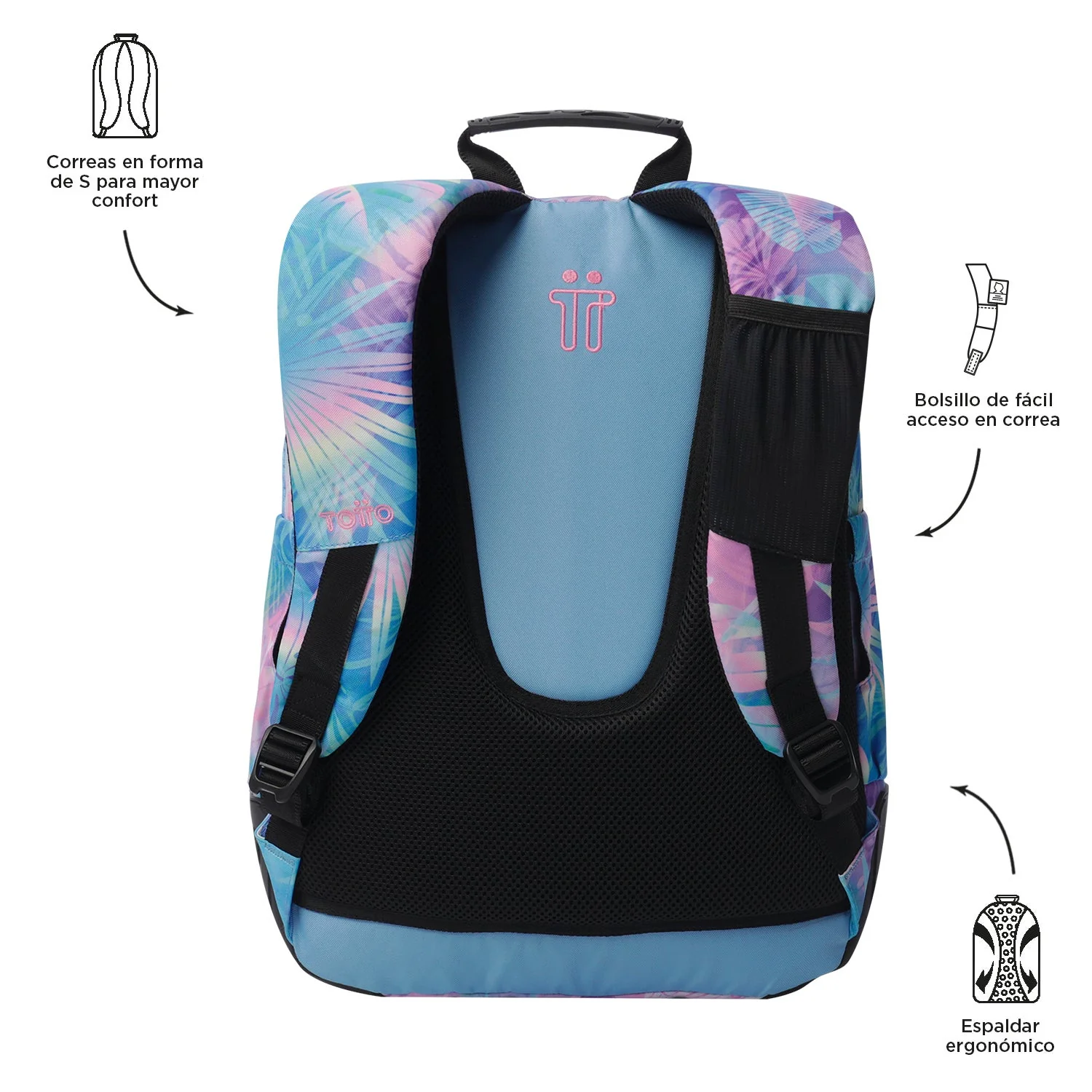 Pack escolar Prisma - Mochila + Estuche 3 compartimentos - Image 5