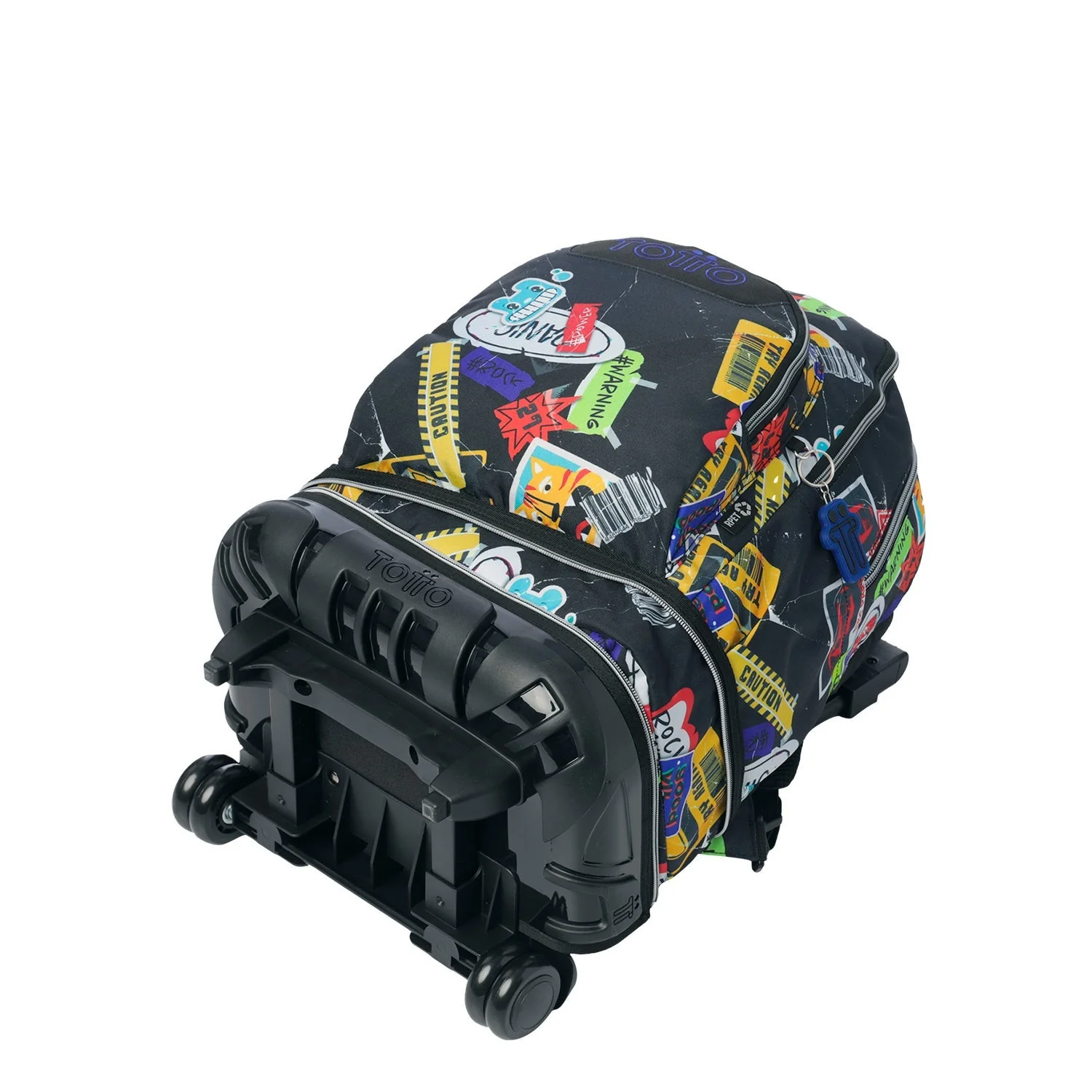 Pack escolar Sticky - Mochila con ruedas desmontable + Estuche 3 compartimentos - Image 6